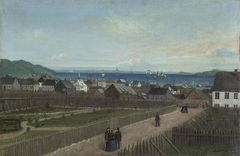 Vue de la ville de Saint-Pierre by Joseph Lemoine