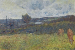 Vue générale de Rouen by Paul Gauguin