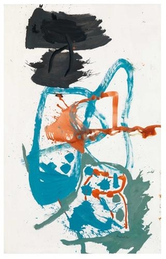 Winter Figure with Black Overhead by Helen Frankenthaler