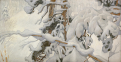 Winter, study for the Juselius Mausoleum frescoes by Akseli Gallen-Kallela