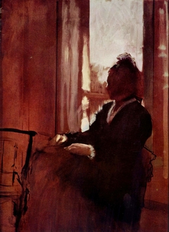 Woman at a Window by Edgar Degas