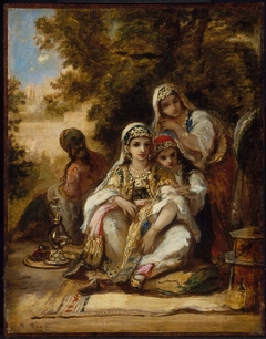 Young Women in Turkish Costume by Narcisse Virgilio Díaz