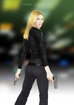 Yvonne Strahovski by Riadh Ait Hamou