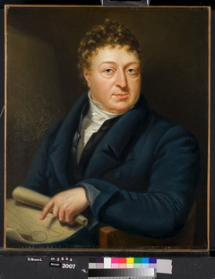 Zelfportret by Pieter Bartholomeusz Barbiers