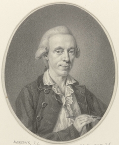 Zelfportret van Johannes Cornelis Mertens by Johannes Cornelis Mertens