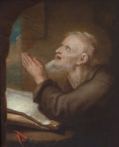 A Hermit at his Devotions by Gerrit Dou