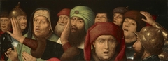 A Jeering Crowd: fragment of a Mocking of Christ by Hans Memling