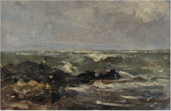 A Rocky Shore by Nathaniel Hone the Younger