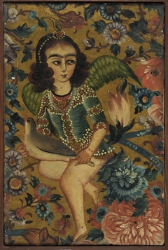 Angel with Bird by Anonymous