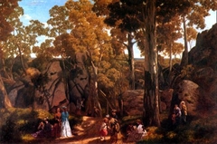 At the Hanging Rock by William Ford