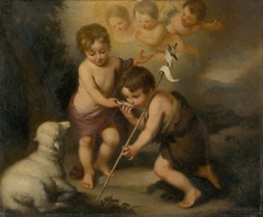 Baby Jesus with Saint John the Baptist by Felicián Moczik