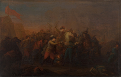 Batalje mellem danske og svenske under Kalmarkrigen 1611-1613 by Anthon Christoffer Rüde