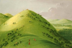 Beautiful Prairie Bluffs, Upper Mississippi by George Catlin