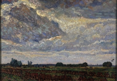 Buiig weer (landschap bij Montfoort) by Leo Gestel