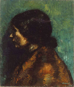 Cabeza de gitana (Gipsy Woman's Head) by Isidre Nonell