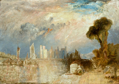 Caernarfon Castle by J. M. W. Turner