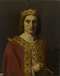 Childéric II (vers 653-675), roi d'Austrasie, de Neustrie et de Bourgogne by Émile Signol