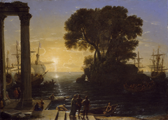 Coastal Scene with the Embarkation of Saint Paul by Claude Lorrain