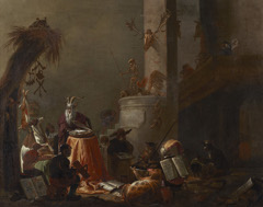 College Animals by Cornelis Saftleven