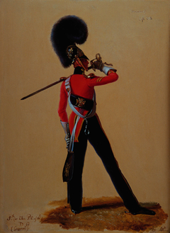 Corporal John McCain (b. 1814), 5th (Princess Charlotte of Wales's) Dragoon Guards by Alexandre-Jean Dubois-Drahonet