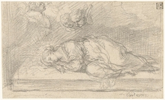 De heilige Cecilia in haar doodsslaap by Pietro da Cortona