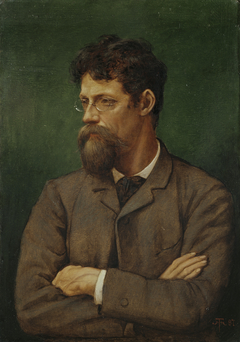 Der Maler Albert Lang by Hans Thoma