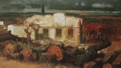 Destroyed House in Kehl by Arnold Böcklin