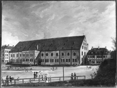 Die Alte Reitschule im Jahr 1821 by Domenico Quaglio the Younger