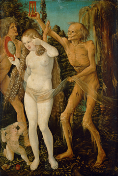 Die drei Lebensalter und der Tod by Hans Baldung