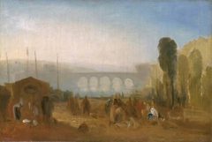 Dieppe: The Port from the Quai Henri IV by J. M. W. Turner