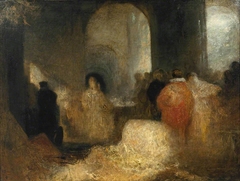 Dinner in a Great Room with Figures in Costume by J. M. W. Turner