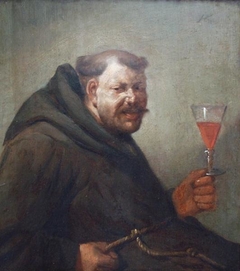 Drinking monk by Egbert van Heemskerk