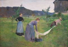 Drying Cloths by Harriet Backer