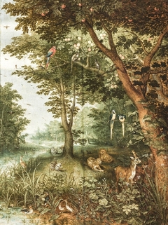 Earthly paradise by Jan Brueghel the Younger