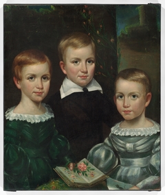 Emily Elizabeth, Austin, and Lavinia Dickinson by Otis Allen Bullard