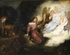 Etude pour Le Christ au Jardin des Oliviers by Eugène Delacroix