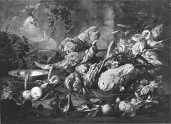 Früchtestück in einer Landschaft by Jan Davidsz. de Heem