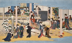 Fukagawa no Yuki by Kitagawa Utamaro