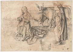 Geboorte van Christus by Martin Schongauer