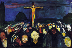 Golgotha by Edvard Munch