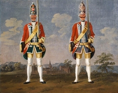 Grenadiers, Infantry Regiments 9B 'Borch' and 12B 'Brunck' by David Morier