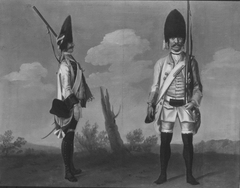 Grenadiers, two Unidentified Infantry Regiments by David Morier