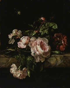 Group of flowers by Willem van Aelst