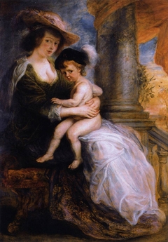 Hélène Fourment with her Son Frans by Peter Paul Rubens