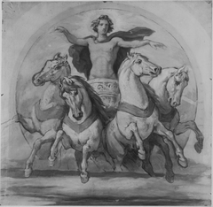 Helios mit dem Rossegespann by Moritz von Schwind