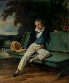 Henri d'Orleans, Duke of Aumale at the age of nine by Joseph-Nicolas Robert-Fleury