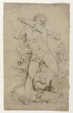 Hercules en de Hydra by Abraham van Strij I