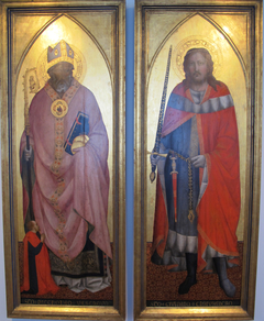 Hl. Julian und Hl. Nikolaus by Agnolo Gaddi