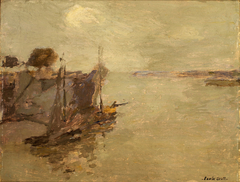 Honfleur Fishing Boats no. 2 by Frank Edwin Scott