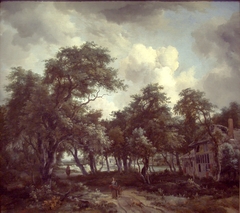 Hut among Trees by Meindert Hobbema